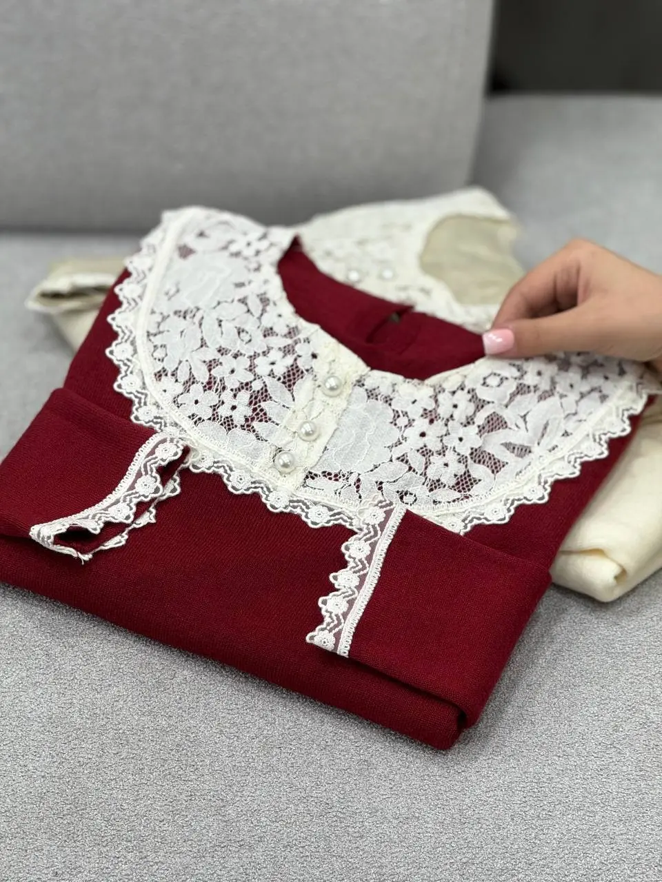 بافت گپ دانتل ترک صدف